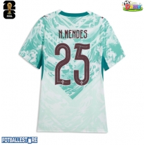 Portugal Nuno Mendes #25 Bortedrakt Dame VM 2026 Kortermet